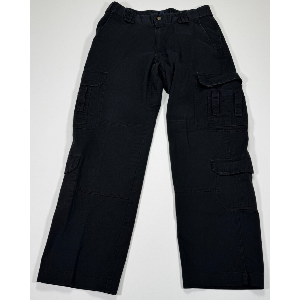 5.11 Tactical Mens Cargo Pants 34x36 Fits 34x30 Black Workwear Outdoor Utility